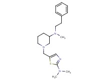 1-{[2-(dimethylamino)-1,3-thiazol-5-yl]methyl}-N-methyl-N-(2-phenylethyl)-3-piperidinamine