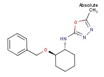 N-[(1R,2R)-2-(benzyloxy)cyclohexyl]-5-methyl-1,3,4-oxadiazol-2-amine