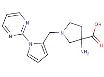 3-amino-1-[(1-pyrimidin-2-yl-1H-pyrrol-2-yl)methyl]pyrrolidine-3-carboxylic acid