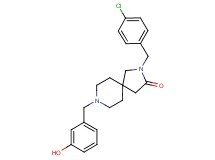 2-(4-chlorobenzyl)-8-(3-hydroxybenzyl)-2,8-diazaspiro[4.5]decan-3-one