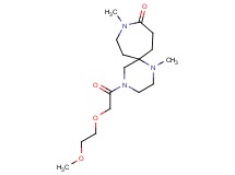 4-[(2-methoxyethoxy)acetyl]-1,9-dimethyl-1,4,9-triazaspiro[5.6]dodecan-10-one