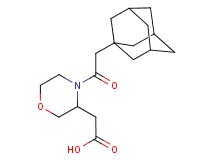 [4-(1-adamantylacetyl)morpholin-3-yl]acetic acid