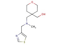 (4-{[methyl(1,3-thiazol-4-ylmethyl)amino]methyl}tetrahydro-2H-pyran-4-yl)methanol