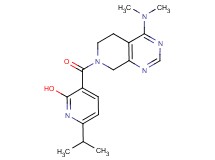 3-{[4-(dimethylamino)-5,8-dihydropyrido[3,4-d]pyrimidin-7(6H)-yl]carbonyl}-6-isopropyl-2-pyridinol