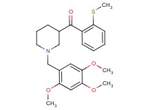 [2-(methylthio)phenyl][1-(2,4,5-trimethoxybenzyl)-3-piperidinyl]methanone