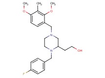 2-[4-(2,4-dimethoxy-3-methylbenzyl)-1-(4-fluorobenzyl)-2-piperazinyl]ethanol