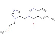 3-{[1-(2-methoxyethyl)-1H-imidazol-5-yl]methyl}-6-methylquinazolin-4(3H)-one