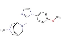 (1S*,5R*)-6-{[1-(4-methoxyphenyl)-1H-imidazol-2-yl]methyl}-3-methyl-3,6-diazabicyclo[3.2.2]nonane