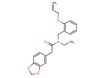 N-[2-(allyloxy)benzyl]-2-(1,3-benzodioxol-5-yl)-N-ethylacetamide