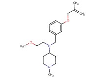 N-(2-methoxyethyl)-1-methyl-N-{3-[(2-methylprop-2-en-1-yl)oxy]benzyl}piperidin-4-amine