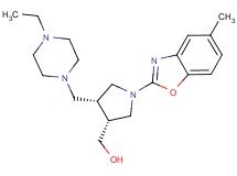 [(3R*,4R*)-4-[(4-ethylpiperazin-1-yl)methyl]-1-(5-methyl-1,3-benzoxazol-2-yl)pyrrolidin-3-yl]methanol