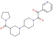 2-oxo-1-pyridin-3-yl-2-[3-(pyrrolidin-1-ylcarbonyl)-1,4'-bipiperidin-1'-yl]ethanone