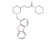 4-{3-[1-(dibenzo[b,d]furan-4-ylmethyl)-3-piperidinyl]propanoyl}morpholine