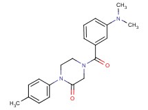 4-[3-(dimethylamino)benzoyl]-1-(4-methylphenyl)-2-piperazinone