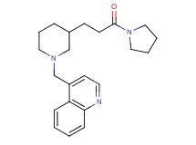 4-({3-[3-oxo-3-(1-pyrrolidinyl)propyl]-1-piperidinyl}methyl)quinoline