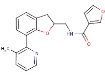 N-{[7-(3-methyl-2-pyridinyl)-2,3-dihydro-1-benzofuran-2-yl]methyl}-3-furamide