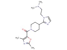 2-(2-{1-[(2,4-dimethyl-1,3-oxazol-5-yl)carbonyl]-4-piperidinyl}-1H-imidazol-1-yl)-N,N-dimethylethanamine