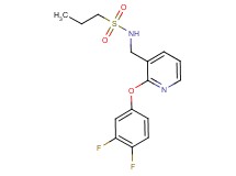 N-{[2-(3,4-difluorophenoxy)-3-pyridinyl]methyl}-1-propanesulfonamide