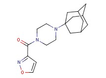 1-(1-adamantyl)-4-(3-isoxazolylcarbonyl)piperazine