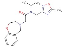2-(2,3-dihydro-1,4-benzoxazepin-4(5H)-yl)-N-isopropyl-N-[(5-methyl-1,2,4-oxadiazol-3-yl)methyl]acetamide