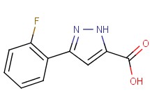 3-(2-fluorophenyl)-1H-pyrazole-5-carboxylic acid