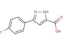 3-(4-fluorophenyl)-1H-pyrazole-5-carboxylic acid