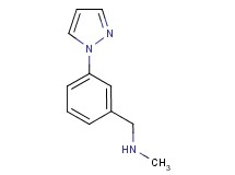 N-methyl-1-[3-(1H-pyrazol-1-yl)phenyl]methanamine hydrochloride