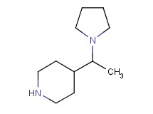 4-[1-(1-pyrrolidinyl)ethyl]piperidine dihydrochloride hydrate