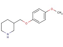3-[(4-methoxyphenoxy)methyl]piperidine
