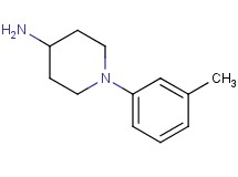 1-(3-methylphenyl)-4-piperidinamine acetate