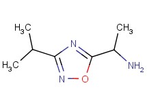 [1-(3-isopropyl-1,2,4-oxadiazol-5-yl)ethyl]amine trifluoroacetate