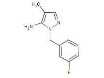 1-(3-fluorobenzyl)-4-methyl-1H-pyrazol-5-amine