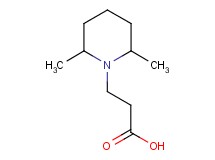 3-(2,6-dimethyl-1-piperidinyl)propanoic acid hydrochloride
