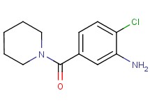 2-chloro-5-(piperidin-1-ylcarbonyl)aniline