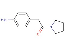 {4-[2-oxo-2-(1-pyrrolidinyl)ethyl]phenyl}amine hydrochloride