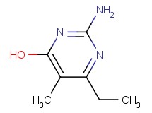 2-amino-6-ethyl-5-methyl-4-pyrimidinol