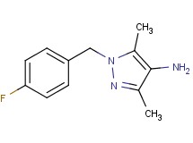 1-(4-fluorobenzyl)-3,5-dimethyl-1H-pyrazol-4-amine hydrochloride hydrate