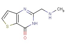 2-[(methylamino)methyl]thieno[3,2-d]pyrimidin-4(3H)-one hydrochloride