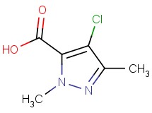 4-chloro-1,3-dimethyl-1H-pyrazole-5-carboxylic acid