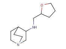 N-(tetrahydro-2-furanylmethyl)quinuclidin-3-amine oxalate