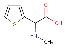 (methylamino)(2-thienyl)acetic acid hydrochloride
