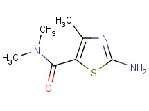 2-amino-N,N,4-trimethyl-1,3-thiazole-5-carboxamide
