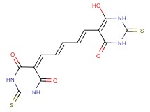 5-[5-(6-hydroxy-4-oxo-2-thioxo-1,2,3,4-tetrahydro-5-pyrimidinyl)-2,4-pentadien-1-ylidene]-2-thioxodihydro-4,6(1H,5H)-pyrimidinedione