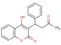 sodium 2-oxo-3-(3-oxo-1-phenylbutyl)-2H-chromen-4-olate