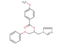 2-(1H-imidazol-1-yl)-1-(phenoxymethyl)ethyl 4-methoxybenzoate