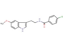 4-chloro-N-[2-(5-methoxy-1H-indol-3-yl)ethyl]benzamide