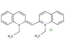 1-ethyl-2-[(1-ethyl-2(1H)-quinolinylidene)methyl]quinolinium chloride