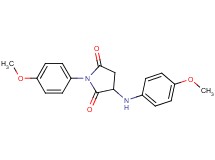 1-(4-methoxyphenyl)-3-[(4-methoxyphenyl)amino]-2,5-pyrrolidinedione