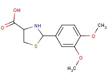 2-(3,4-dimethoxyphenyl)-1,3-thiazolidine-4-carboxylic acid