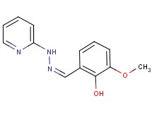 2-hydroxy-3-methoxybenzaldehyde 2-pyridinylhydrazone